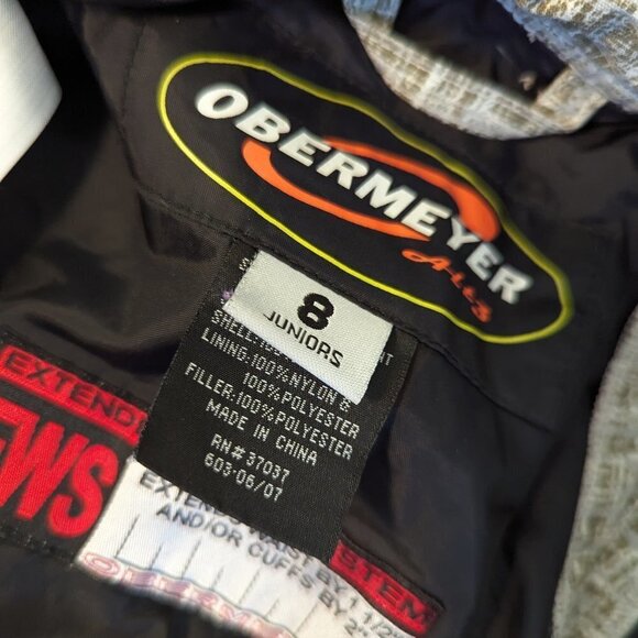 Obermeyer Snow Ski Extended Wear System Pants Jr size 8 Unisex Waterproof - Picture 7 of 11